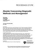 Cover of: Disaster forewarning diagnostic methods and management: 13-14 and 16 November, 2006, Goa, india