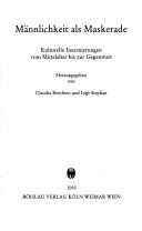 Cover of: Männlichkeit als Maskerade by Herausgegeben von Claudia Benthien und Inge Stephan.