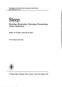 Sleep: physiology, biochemistry, psychology, pharmacology, clinical implications by European Congress on Sleep Research (1st 1972 Basel)