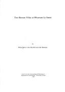 Cover of: Two Roman villas at Wharram Le Street