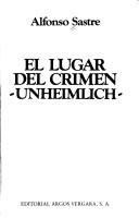Cover of: El lugar del crimen: unheimlich