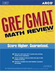 Cover of: ARCO GRE/GMAT Math Review 6th Edition (Gre Gmat Math Review)