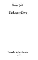 Deckname Dora by Sándor Radó