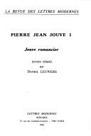 Cover of: Jouve romancier