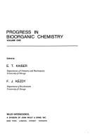 Cover of: Progress in bioorganic chemistry. | 
