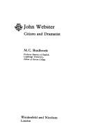 Cover of: John Webster by M.C. Bradbrook. --