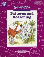 Cover of: Patterns and Reasoning (Hot Math Topics : Problem Solving, Communication, and Reasoning Grade 3)