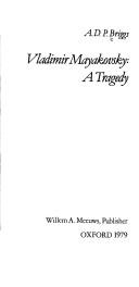 Cover of: Vladimir Mayakovsky: a tragedy
