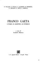 Cover of: Franco Gaeta by P. Villani ... [et al.] ; a cura di Alberto Merola.