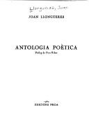 Cover of: Antologia pòetica.