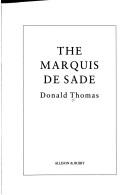 Cover of: The Marquis de Sade