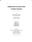 Cover of: Women and the Constitution: student textbook