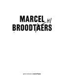 Cover of: Marcel Broodthaers: [catalogue