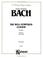 Cover of: Bach / Well-Tempered Clavier / Volume 1 (Kalmus Edition)
