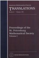 Cover of: Proceedings of the St. Petersburg Mathematical Society