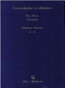 Cover of: Concordantiae in Libanium: pars altera, Orationes