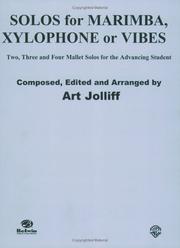 Cover of: Solos for Marimba, Xylophone or Vibes by Art Jolliff
