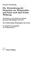 Cover of: Die Abwanderung der Deutschen aus Westpreussen und Posen nach dem Ersten Weltkrieg