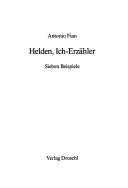 Cover of: Helden, Ich-Erzähler: sieben Beispiele