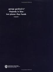 Cover of: Rhapsody in Blue (Original) (Belwin Edition) by George Gershwin