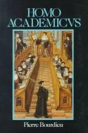 Cover of: Homo academicus