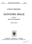 Cover of: Syzyfowe prace