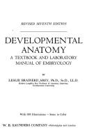 Developmental anatomy by Leslie Brainerd Arey