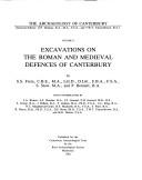 Excavations on the Roman and medieval defences of Canterbury by Sheppard Sunderland Frere