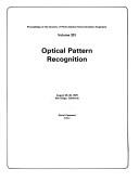 Cover of: Optical pattern recognition: August 29-30, 1979, San Diego, California