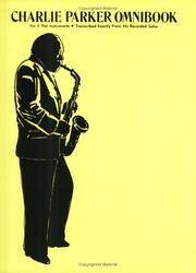 Cover of: Charlie Parker Omnibook for E Flat Instruments : Recorded Solos