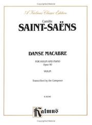 Cover of: Danse Macabre, Op. 40 by Camille Saint-Saens