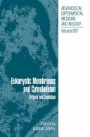 Cover of: Eukaryotic membranes and cytoskeleton by Gáspár Jékely