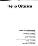 Cover of: Hélio Oiticica by Helio Oiticica