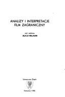 Cover of: Analizy i interpretacje: film zagraniczny