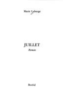 Cover of: Juillet: roman