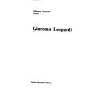 Cover of: Giacomo Leopardi
