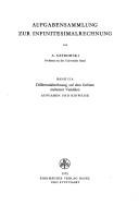 Cover of: Aufgabensammlung sur Infinitesimalrechnung by Alexander Ostrowski