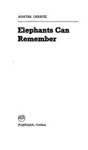 Cover of: Elephants can remember by Agatha Christie