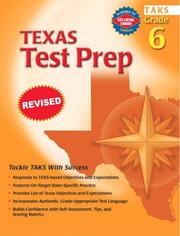 Cover of: State Specific Test Prep- Texas grade 6 by Vincent Douglas