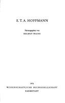 Cover of: E.T.A. Hoffmann by hrsg. von Helmut Prang.