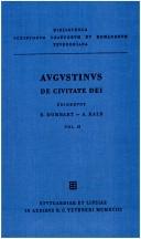 Cover of: Sancti Aurelii Augustini episcopi De civitate Dei libri XXII by Augustine of Hippo