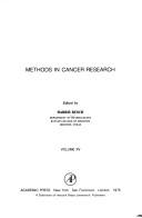 Cover of: Methods in cancer research.