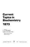 Cover of: Current topics in biochemistry.