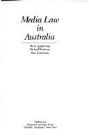 Cover of: Media law in Australia