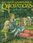 Cover of: Oxford Dictionary of Quotations. by 