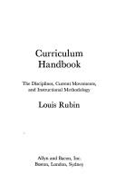 Cover of: Curriculum handbook.