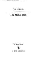 The mimic men by V. S. Naipaul