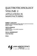 Cover of: Applications in manufacturing by Robert P. Ouellette, Fred Ellerbusch [and] Paul N. Cheremisinoff, editors.