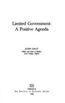 Cover of: Limited government by John Gray