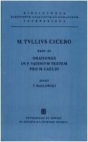 Cover of: Scripta quae manserunt omnia by Cicero, Cicero